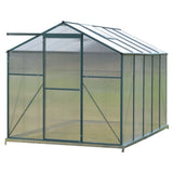 Livingandhome Large Aluminium Hobby Greenhouse and Window Opening