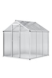 Aluminium Polycarbonate Apex Greenhouse