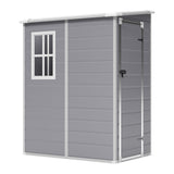 5X4FT Outdoor Plastic Garden Storage Shed