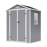 5X4FT Outdoor Plastic Garden Storage Shed