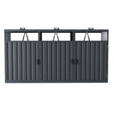 Outdoor Metal Garbage Can Garden Storage Shed