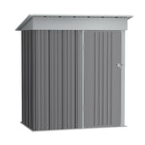 Outdoor Metal Storage Shed with Lockable Door