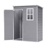 Livingandhome Plastic Outdoor Garden Tool Shed