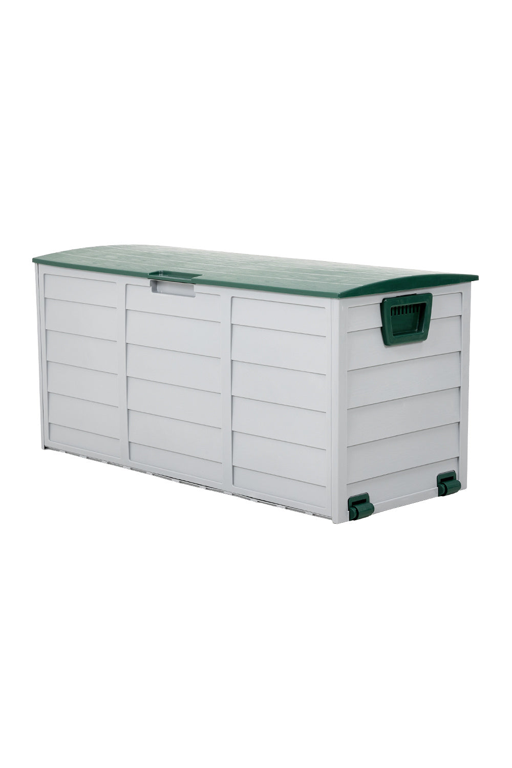 Livingandhome Waterproof Large Plastic Garden Storage Box with Wheels