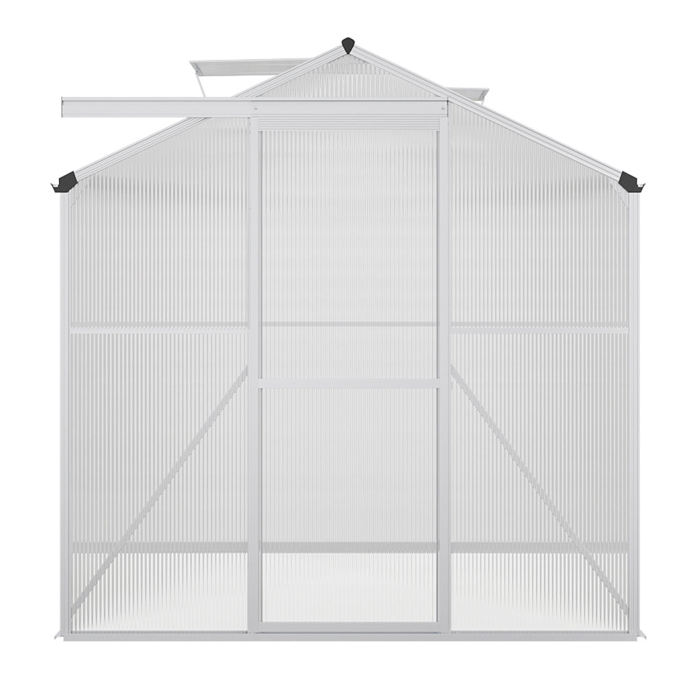 Aluminium Hobby Greenhouse with Window Opening