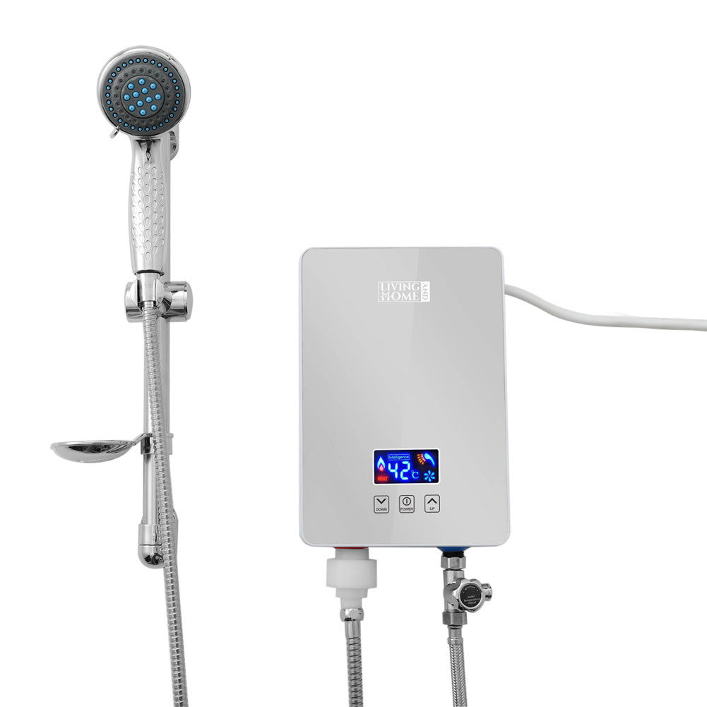 Tankless Instant Electric Temperature-Controlled Water Heater with Sho–  Heaterdeals Uk